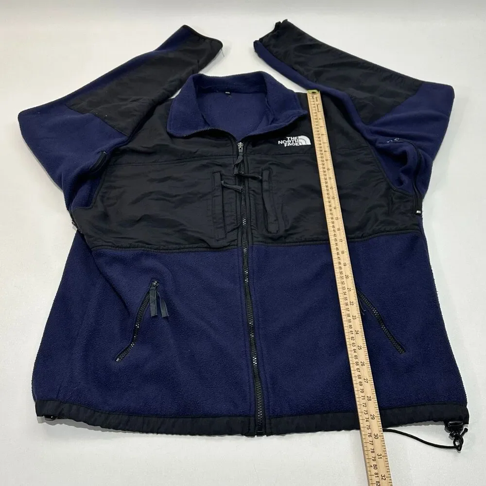 The North Face Men's Fleece Jacket Navy Black Size 2XL